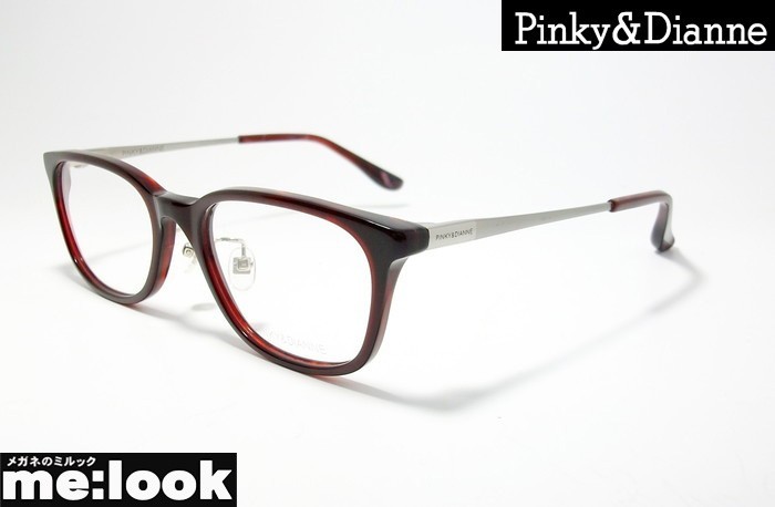 Pinky&Dianne ピンキー&ダイアン レディース 眼鏡 メガネ フレーム PD8341-05-51 度付可 レッドデミ
