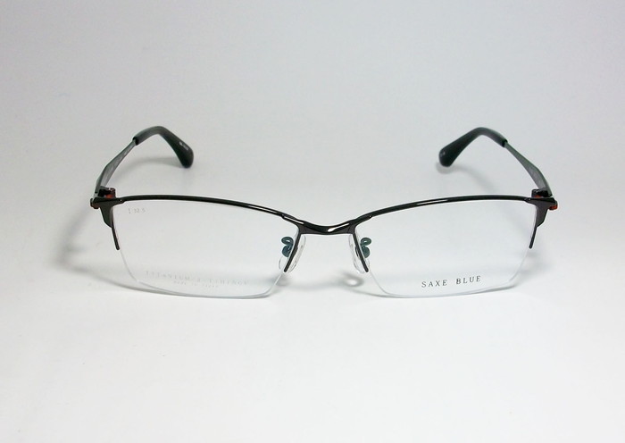 SAXE BLUE ザックスブルー 眼鏡 メガネ フレーム SB7117-3-57 度付可 ダークグレイ - 1