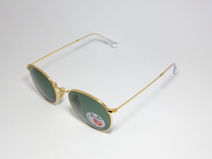 RayBan ... RB3447-00158-50 ROUND METAL ... металлический   ... свет  солнцезащитные очки 　RB3447-001/58-50  золотой 