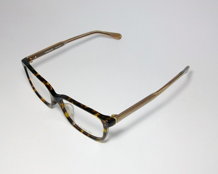 COACH コーチ クラシック　オーバル　レディース 眼鏡 メガネ フレーム HC6143F-5120-54 度付可 ダークトータス　ダークブラウンデミ_画像3