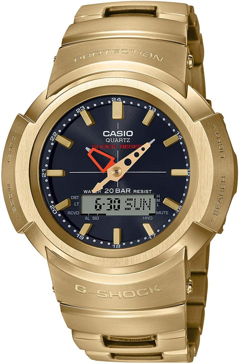 保障できる カシオ CASIO 腕時計 ゴールド メンズ AWM-500GD-9AJF ジー