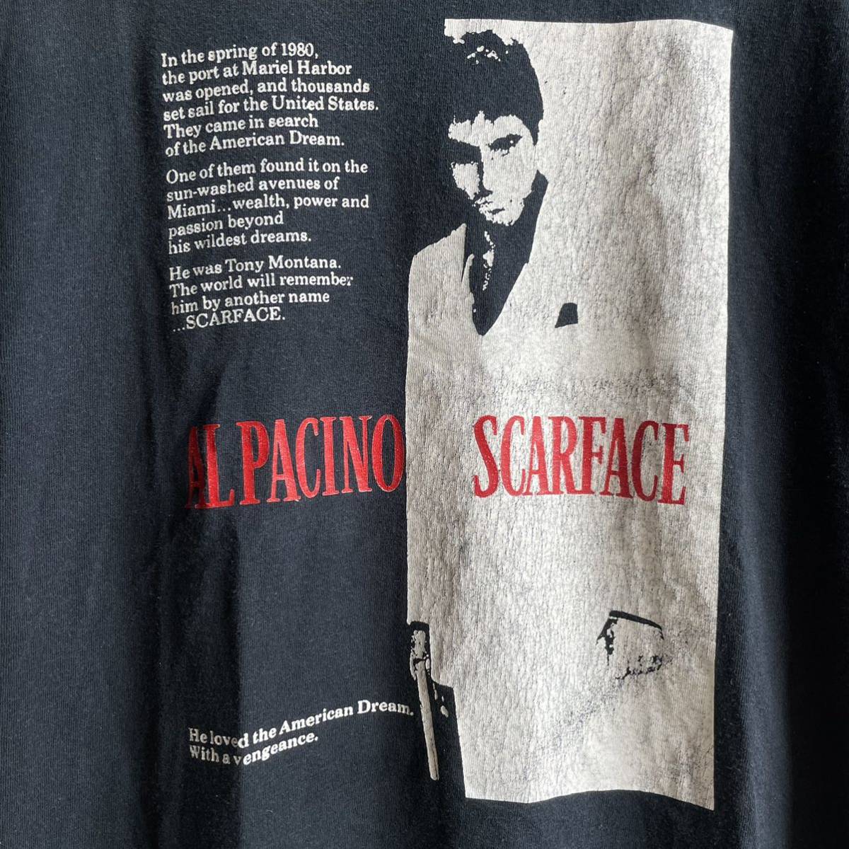 VINTAGE ヴィンテージ ビンテージ SCARFACE ムービー Tシャツ-