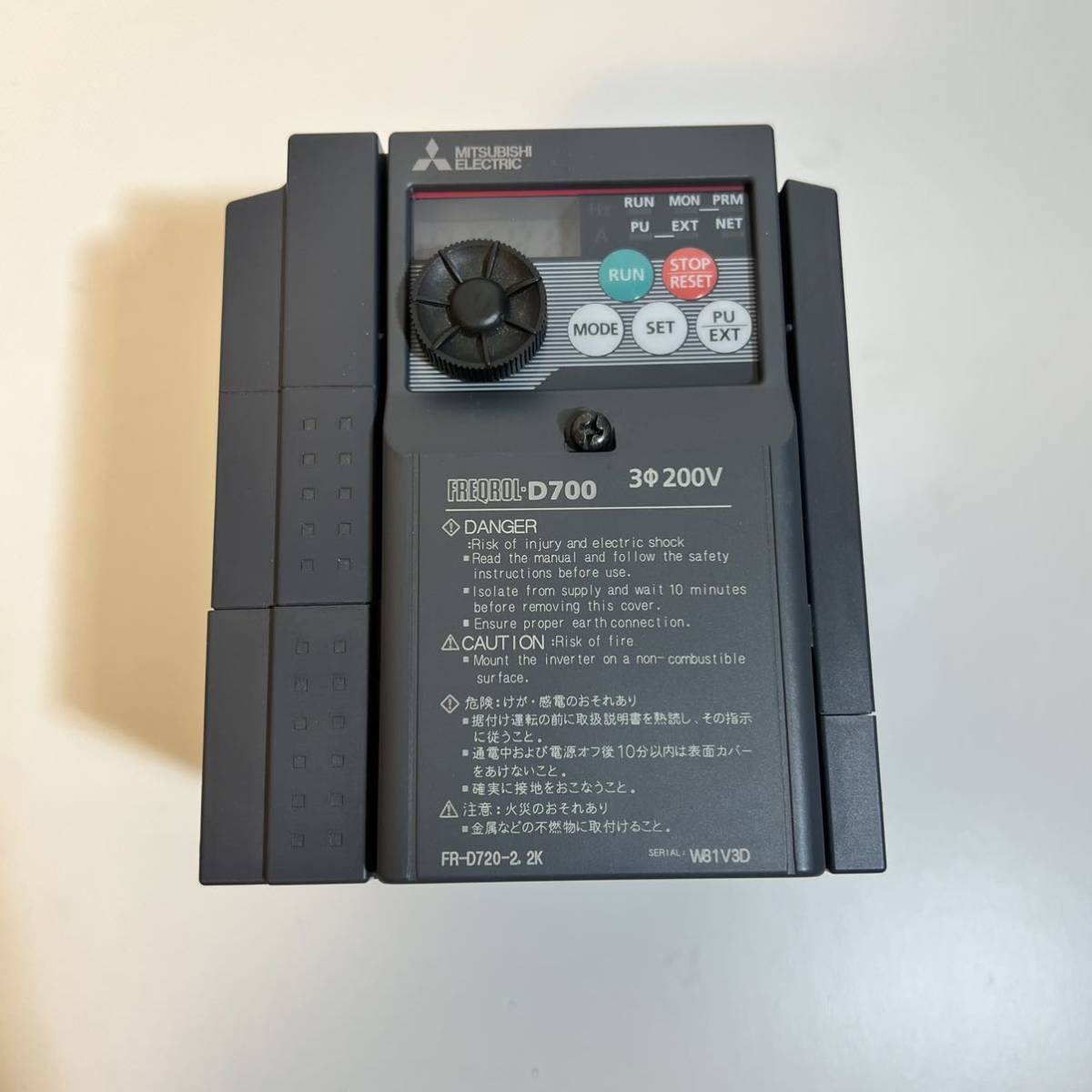 三菱電機 FR-D720 2.2kW 美品 動作確認済 インバーター 送料込 www
