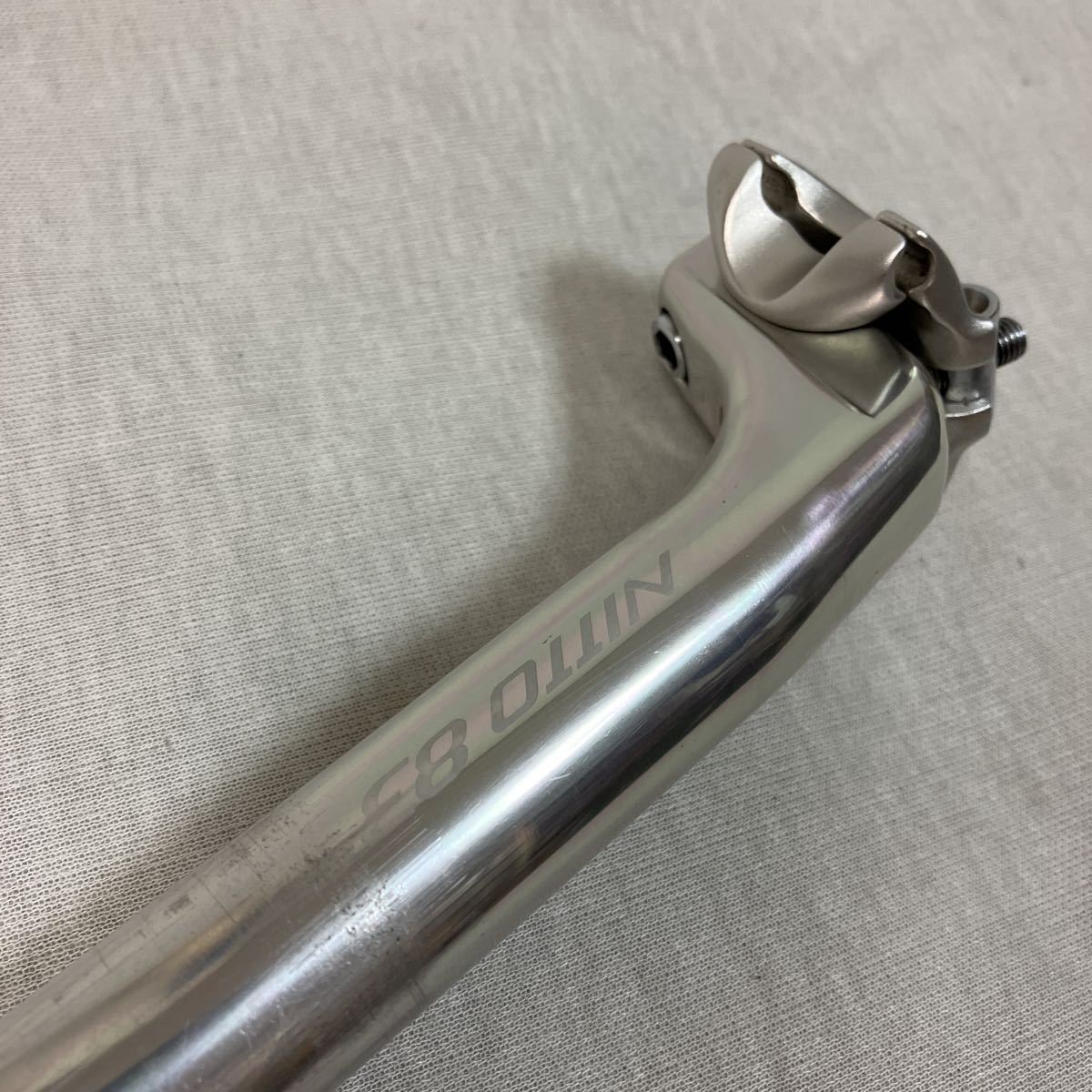 ネコポス可 Nitto シートポスト s83 日東 ニットー ニットウ シートピラー 27.2mm 250mm 2本締め seat post made in Japan 定番 _画像4