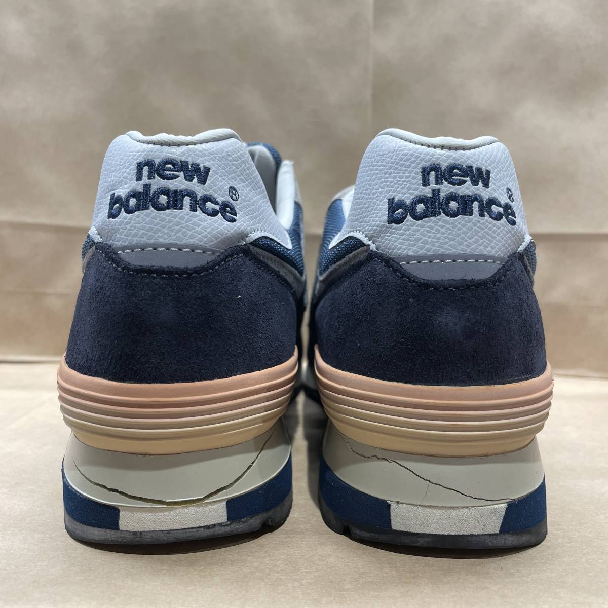 劣化有】 US9 27cm NEW BALANCE M576UK NG NAVY ニューバランス M576