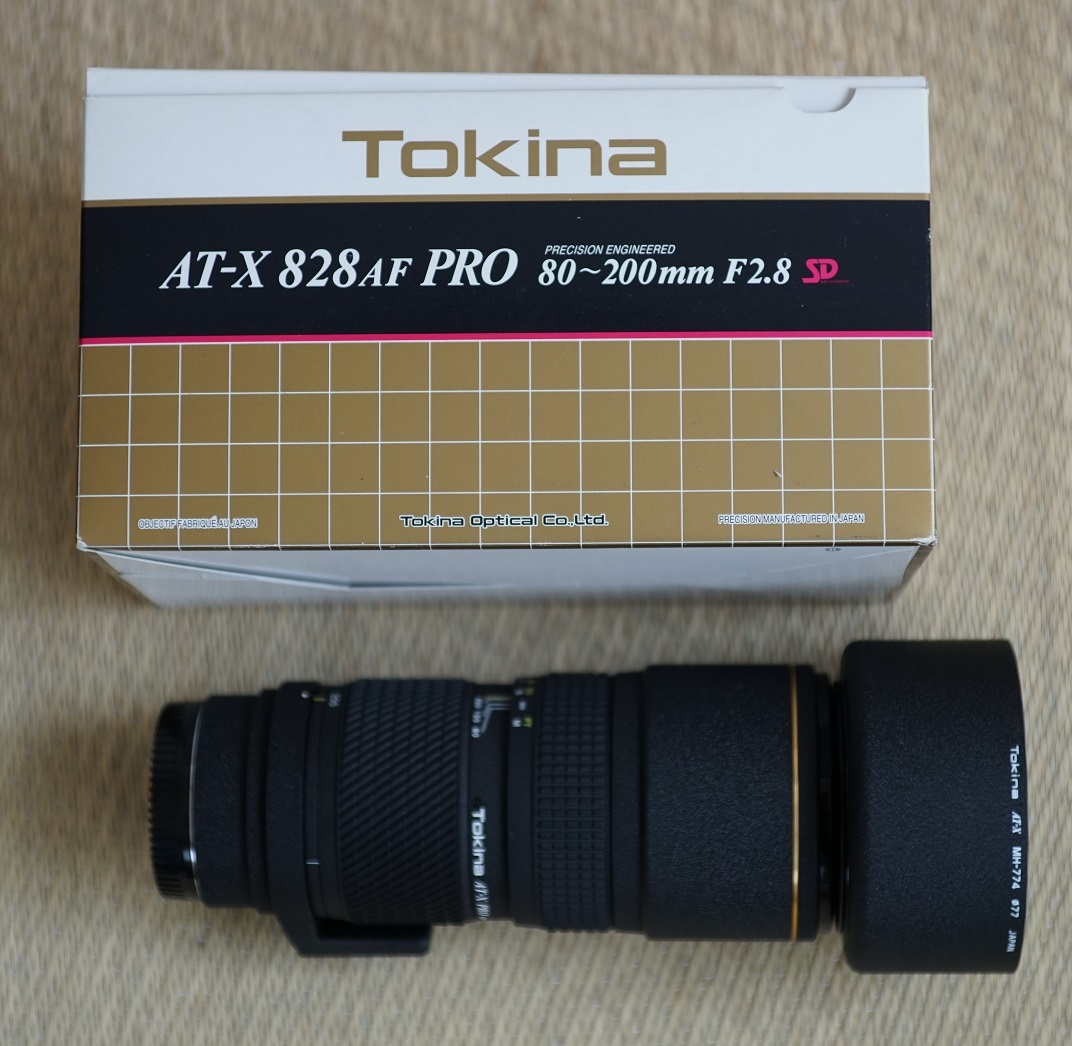 高品質 AF828 Tokina 80-200mm レンズ TOKINA AT-X Family F2.8 828AF