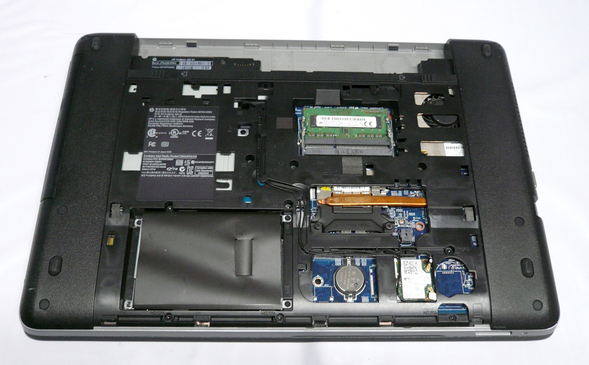 安心交換付き ProBook HP 450 4GB メモリ 2950M Celeron G1 ノートPC