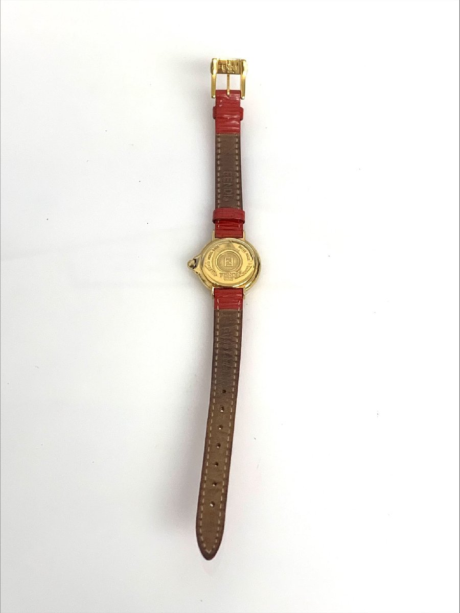 【86】１円～ FENDI フェンディ 腕時計 レディース 009-430L-598 ホワイトシェル文字盤 1925 不動品 オシャレ_画像7