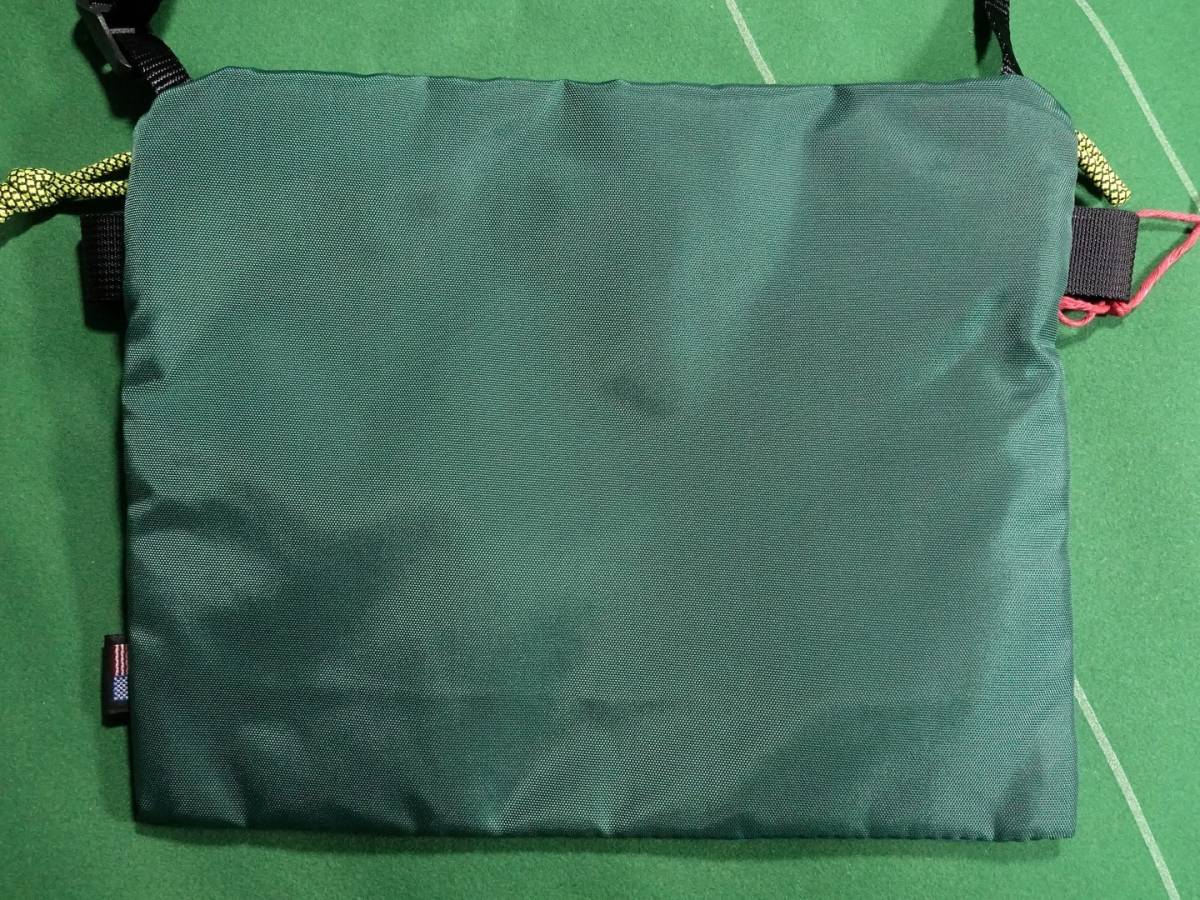 ^TOPO DESIGNStopo design ko-te.la nylon material sakoshu accessory shoulder bag green / blue unused * tag attaching!!!^