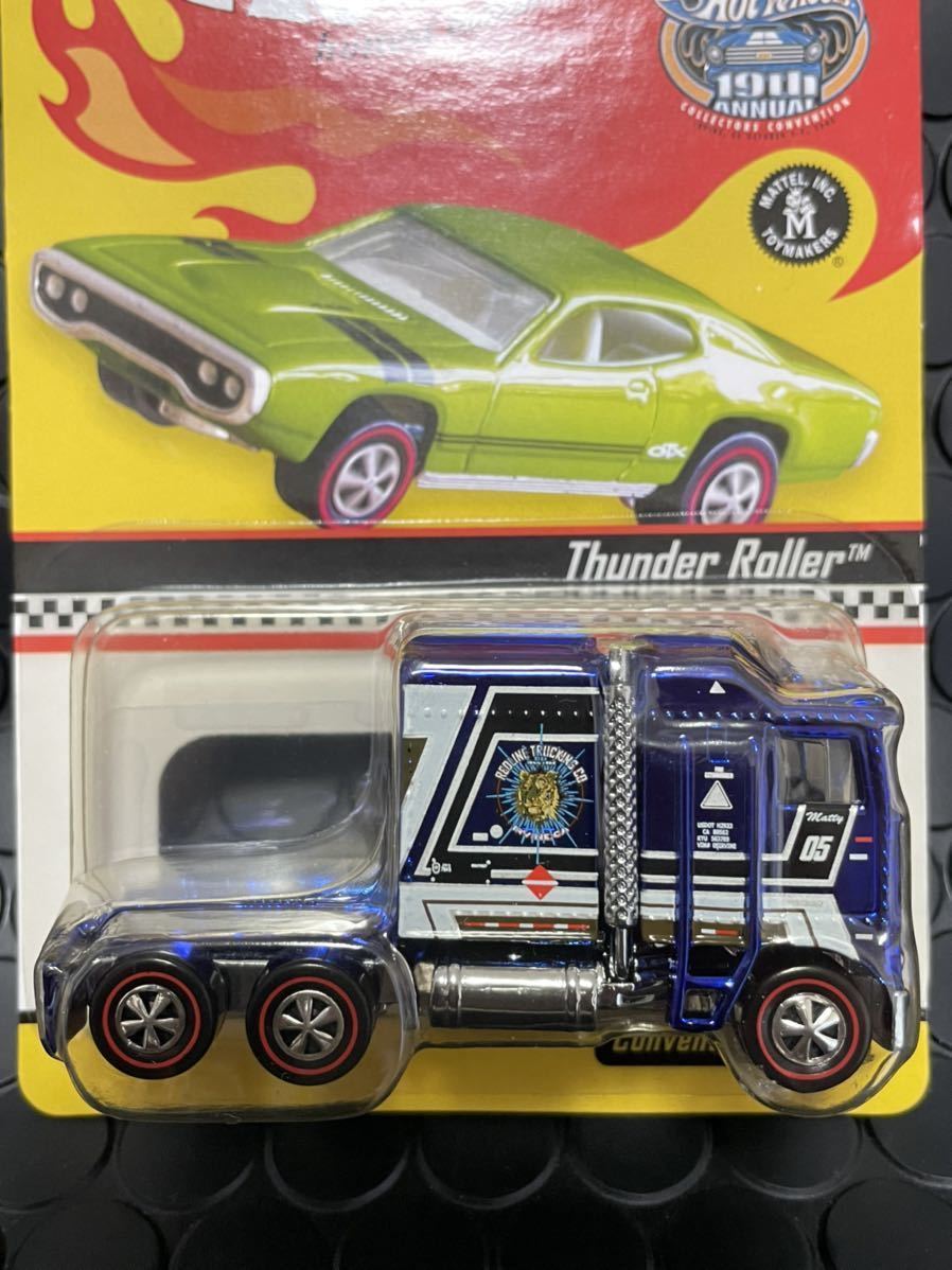 ★ Hot Wheels ★ THUNDER ROLLER ホットウィール サンダー ローラー 19th ANNUAL コンベンション 2500台 限定 プロテクトパック付き _画像1