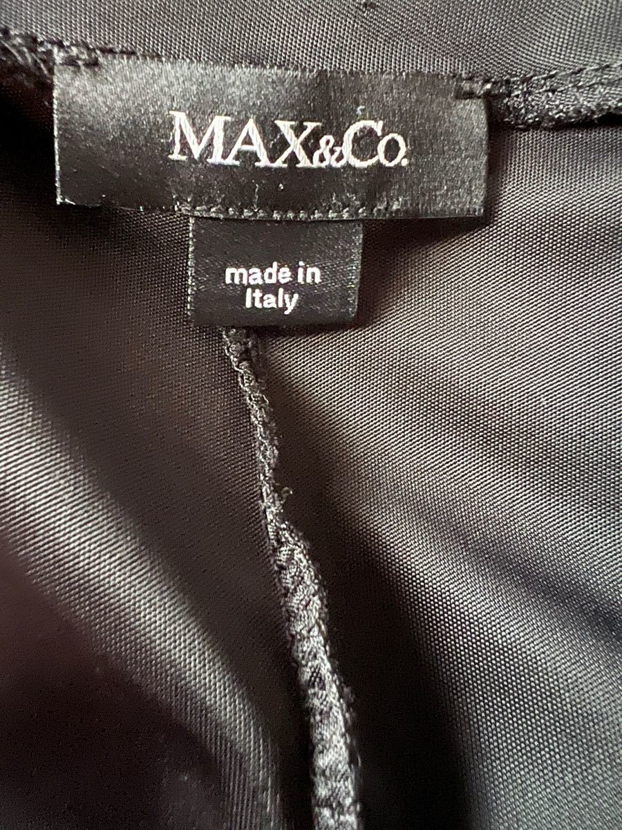 美品　MAX&Co. マックスアンドコー　ブラック　ドッキング　ワンピース　Sサイズ
