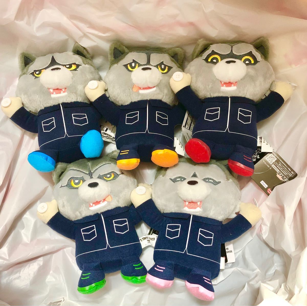 マンウィズ MWAM プライズ はぐはぐ ぬいぐるみ 全5種 マンウィズ MWAM プライズ はぐはぐ ぬいぐるみ 全5種