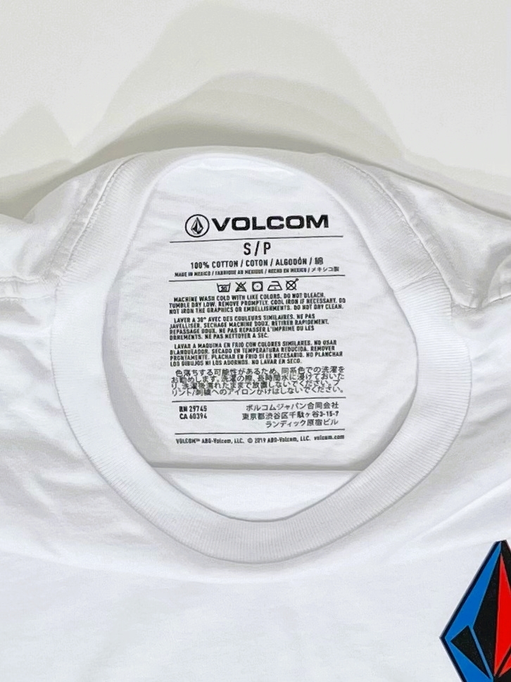 VOLCOM Volcom A3622200WHT① мужской XL размер футболка с длинным рукавом long чай T-Shirts Logo было использовано белый цвет voru com новый товар быстрое решение бесплатная доставка 