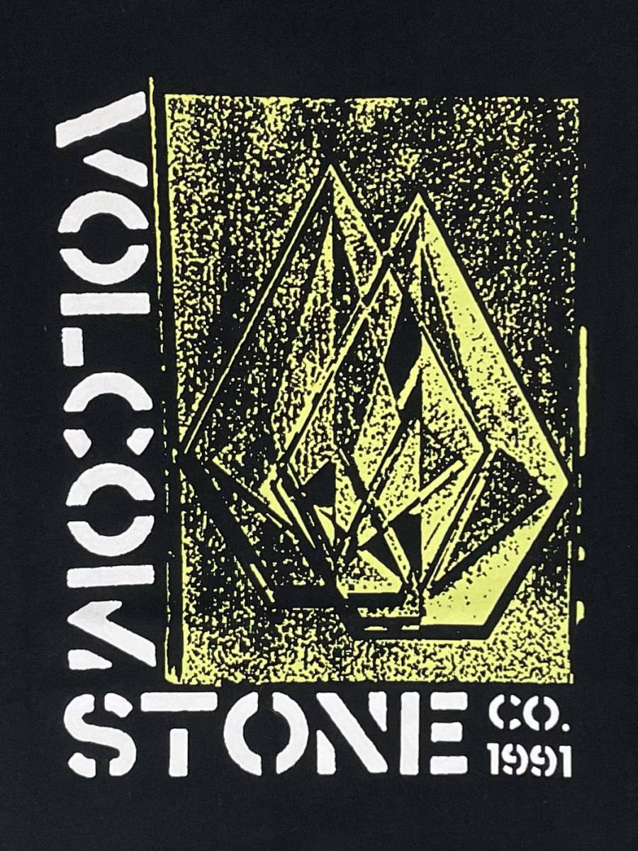 VOLCOM ボルコム AF022201BLK① メンズ Lサイズ 半袖Tシャツ プリントティー T-Shirts PrintTee ブラック色 ヴォルコム 新品 即決 送料無料_画像3