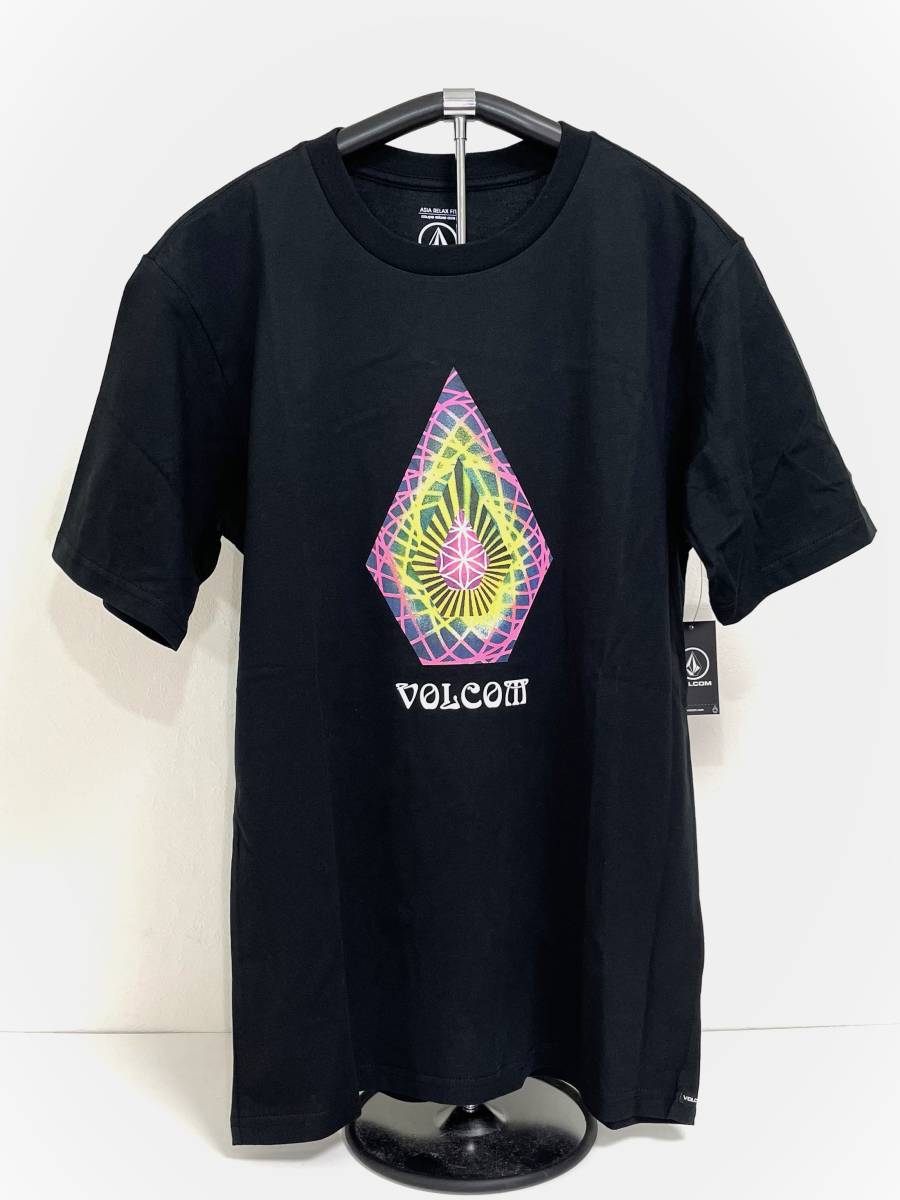 VOLCOM ボルコム AF522204BLK メンズ Sサイズ 半袖Tシャツ プリントティー T-Shirts PrintTee ブラック色 ヴォルコム 新品 即決 送料無料_画像1