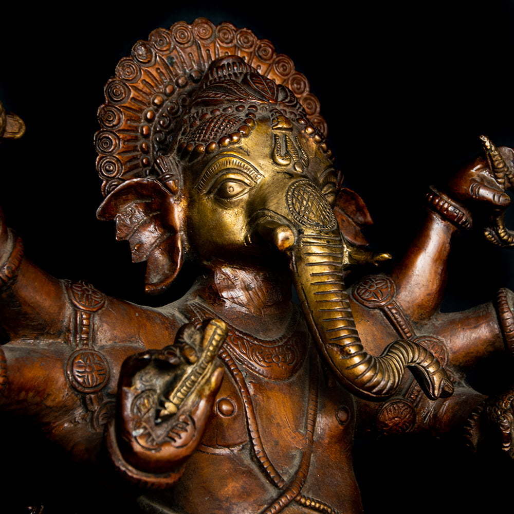 仏像 置物 ガネーシャ像 神様像 ダンシングガネーシャ 51cm インド エスニック アジア 雑貨_画像4