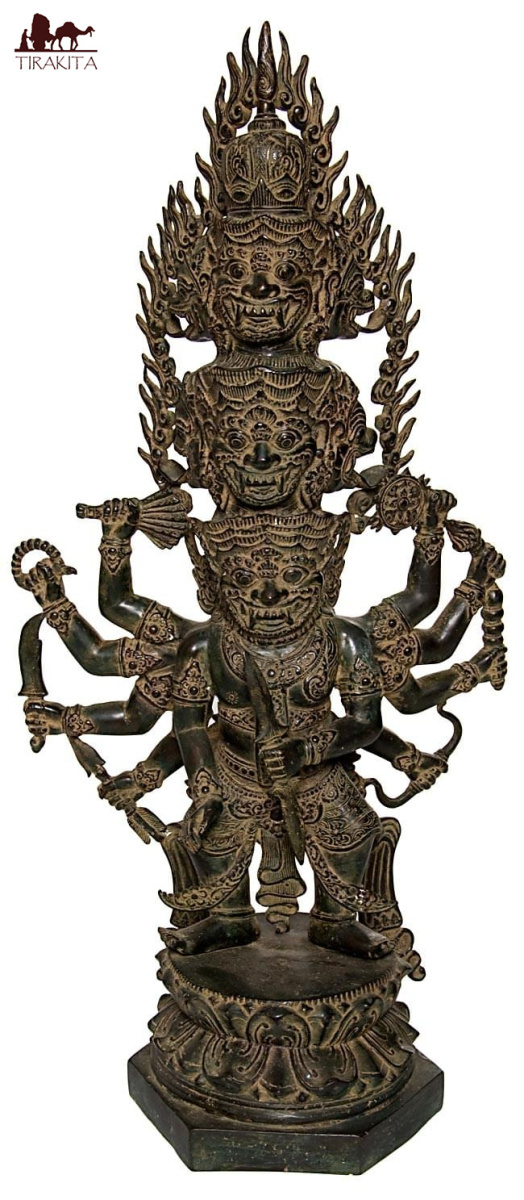 送料無料 神様像 バリの神様像 73cm インド 置物 エスニック アジア 雑貨