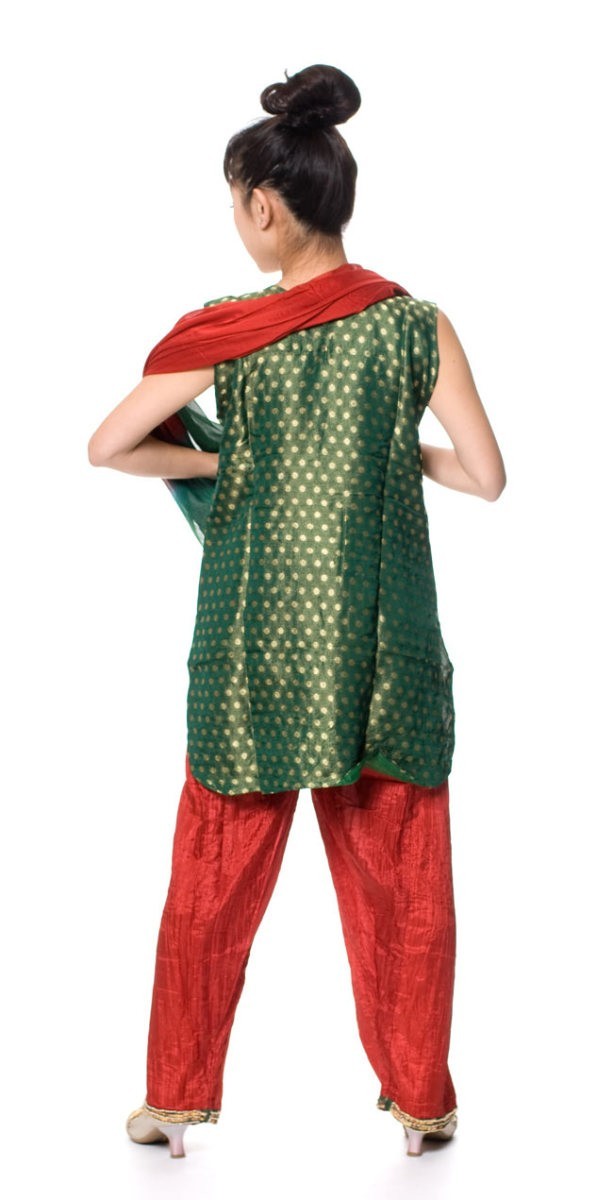  free shipping dress India bread jabi dress bread ja- Be dress bread jabi* dress 3 point set green 