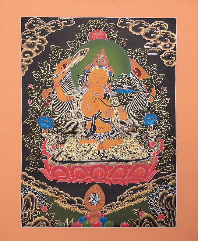  free shipping writing .. profit bodhisattva tongue ka man dala...( one point thing ) tongue ka man jushu Lee 83cm x 59cm hand ... tongue ka