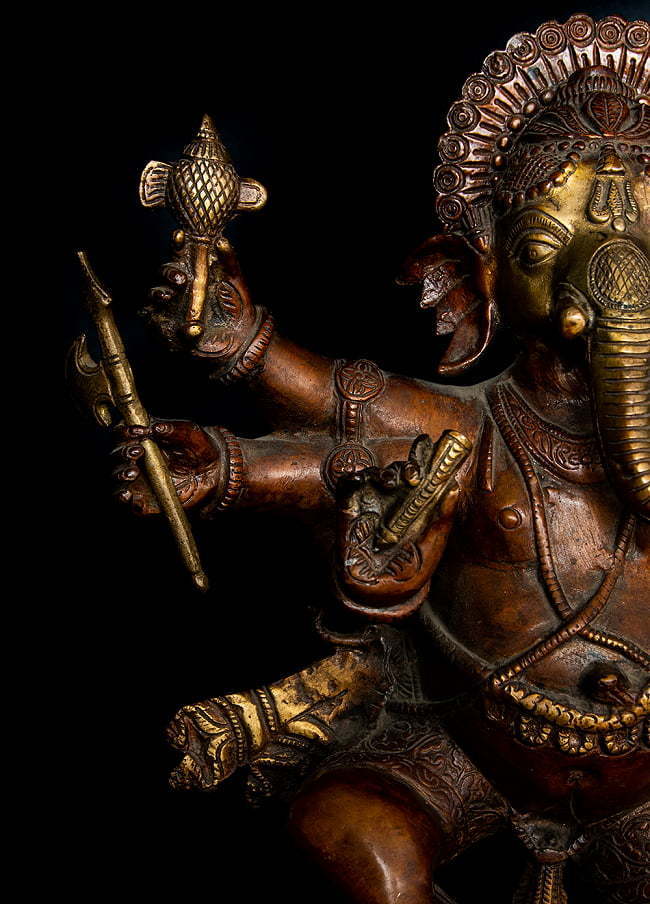 仏像 置物 ガネーシャ像 神様像 ダンシングガネーシャ 51cm インド エスニック アジア 雑貨_画像8
