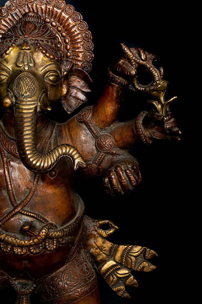 仏像 置物 ガネーシャ像 神様像 ダンシングガネーシャ 51cm インド エスニック アジア 雑貨_画像9