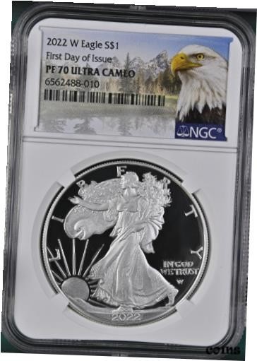 アンティークコイン NGC PCGS 2022 W Proof American Silver Eagle