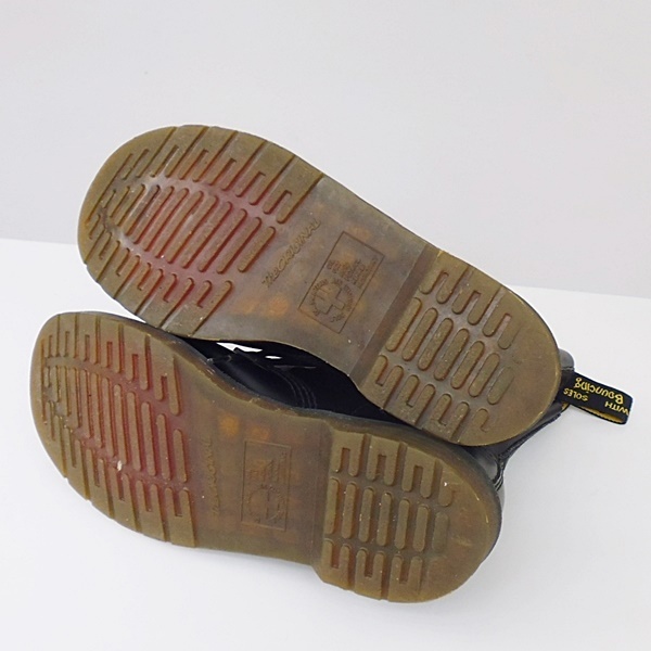 S8 DR. MARTENS ドクターマーチン 1919 10ホール ブーツ ブラック UK7 25.5-26cm相当 Air Wair WITH SOLES Bouncing 本革 レザー_画像5