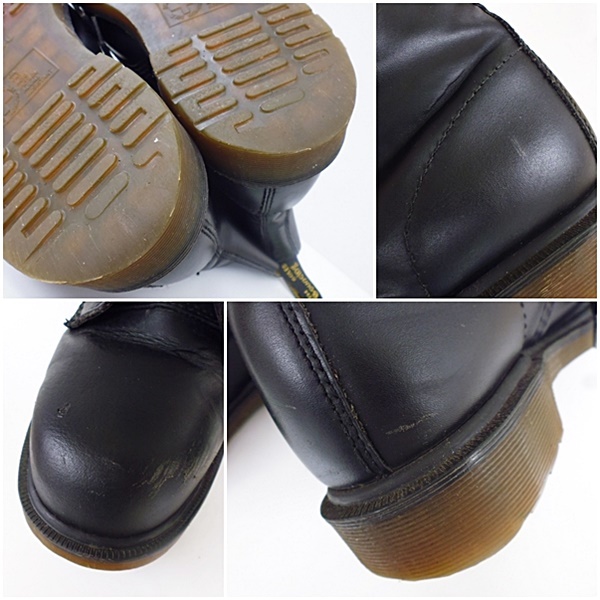 S8 DR. MARTENS ドクターマーチン 1919 10ホール ブーツ ブラック UK7 25.5-26cm相当 Air Wair WITH SOLES Bouncing 本革 レザー_画像8