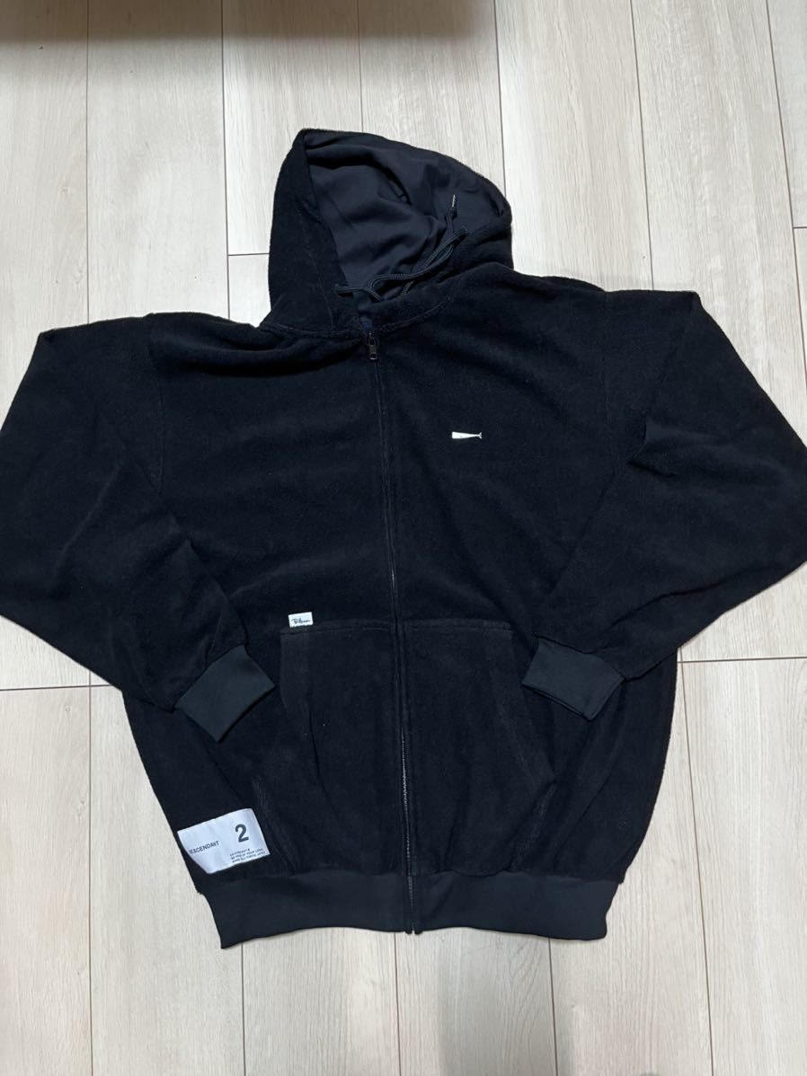 Mサイズ Ron Herman descendant PE Pile Zip Up Hoodie ディセンダント