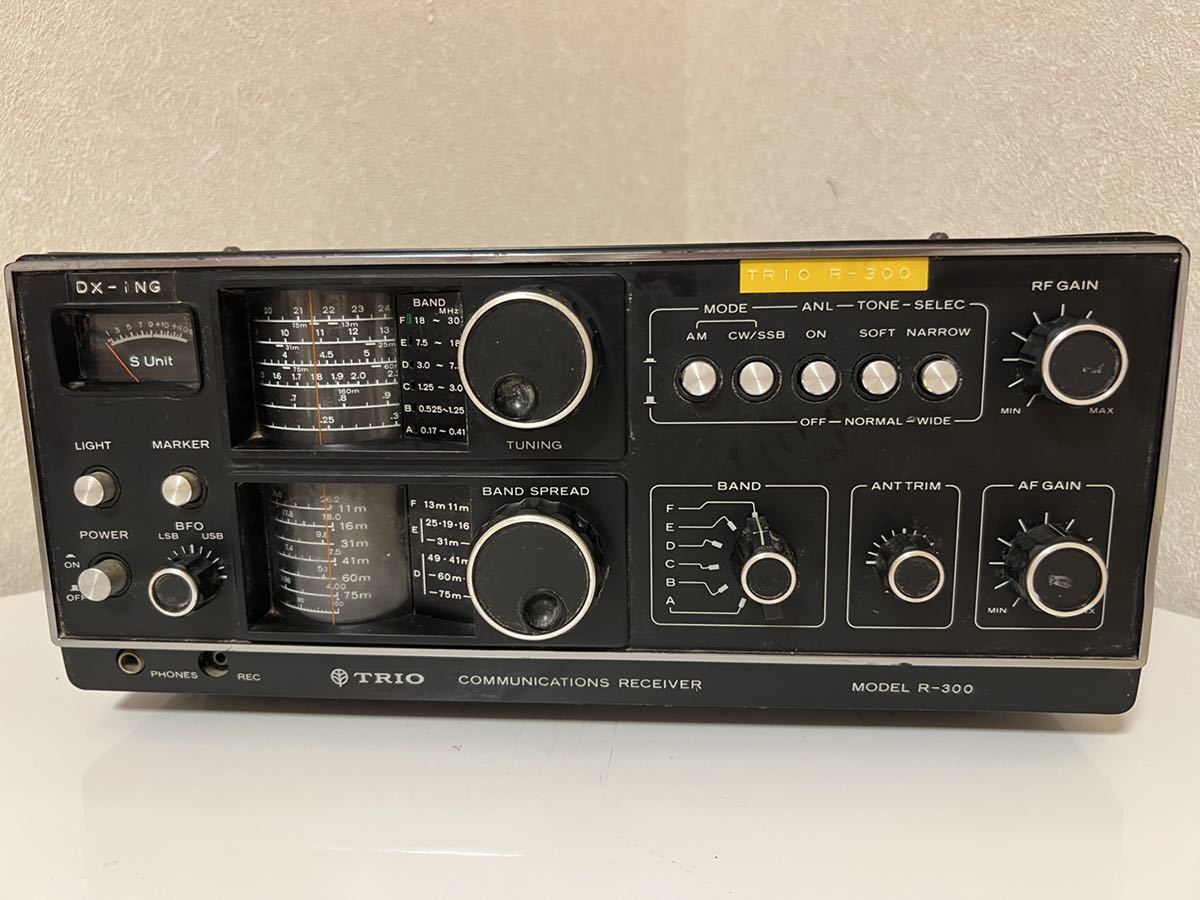 TRIO BCLラジオ 受信機 ☆TRIOトリオ R-300☆通信型受信機/BCLラジオ