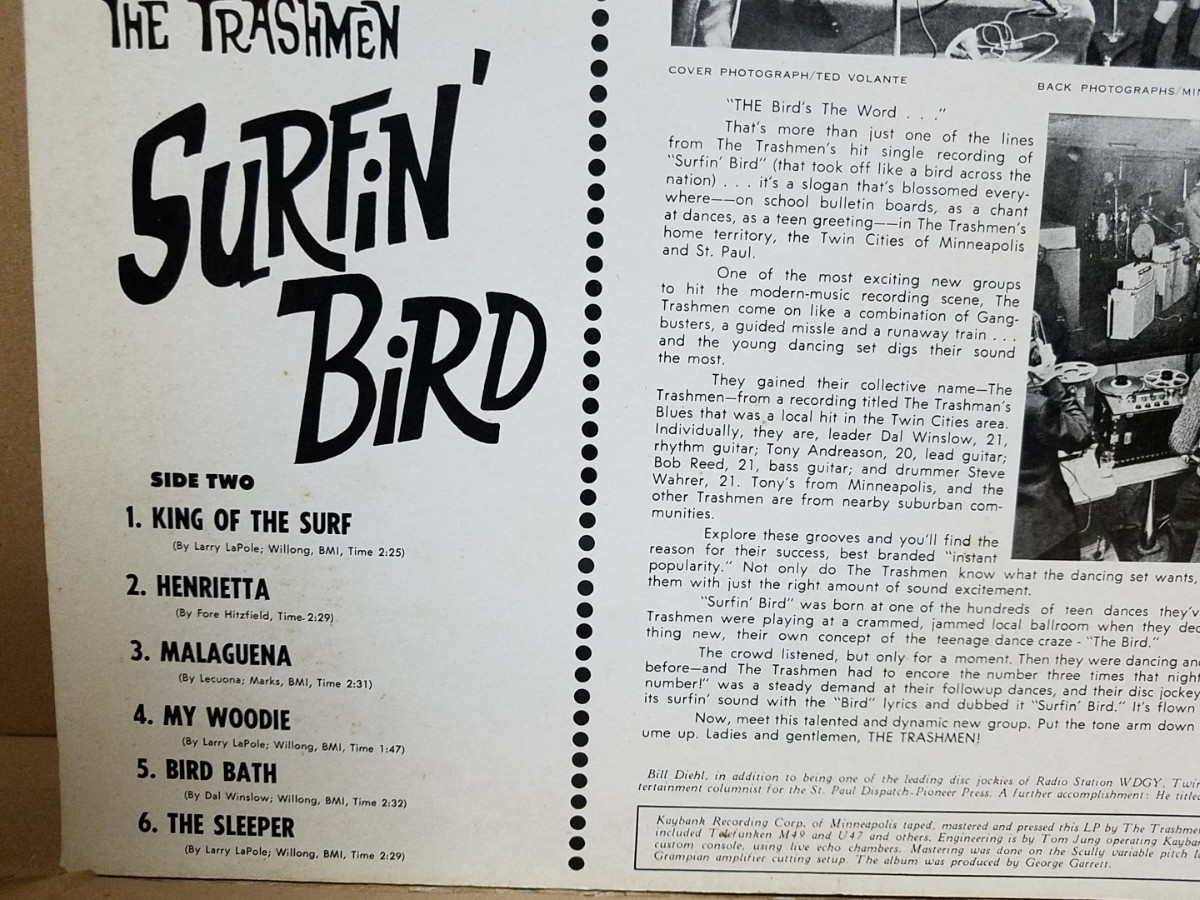 The Trashmen - Surfin' Bird US盤 アルバムLPレコード トラッシュメン サーフィンバード