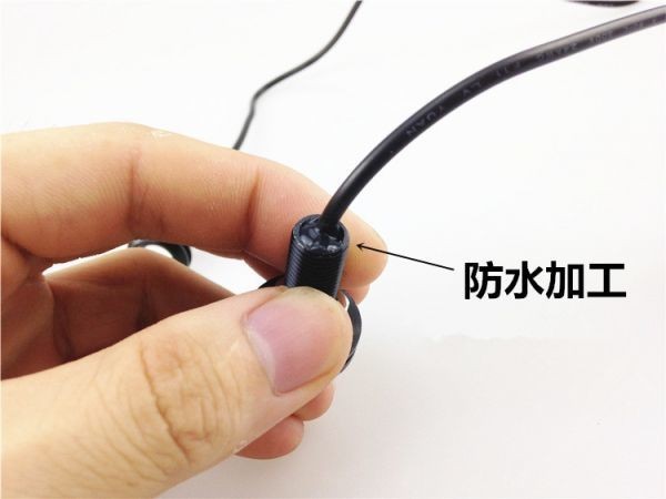 12V 18mm COB 防水 デイライト スポットライト ボルト固定 丸型 埋め込み 強力 ホワイト 発光 シルバーボディ 10個 セット WD121_画像6