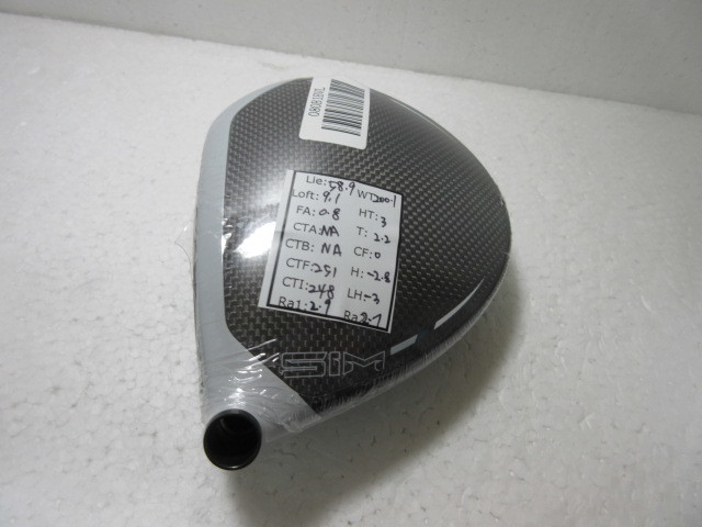 未使用 CT251 ツアー支給品 2020 SIM 8° (リアル 9.1°) PROTO シム