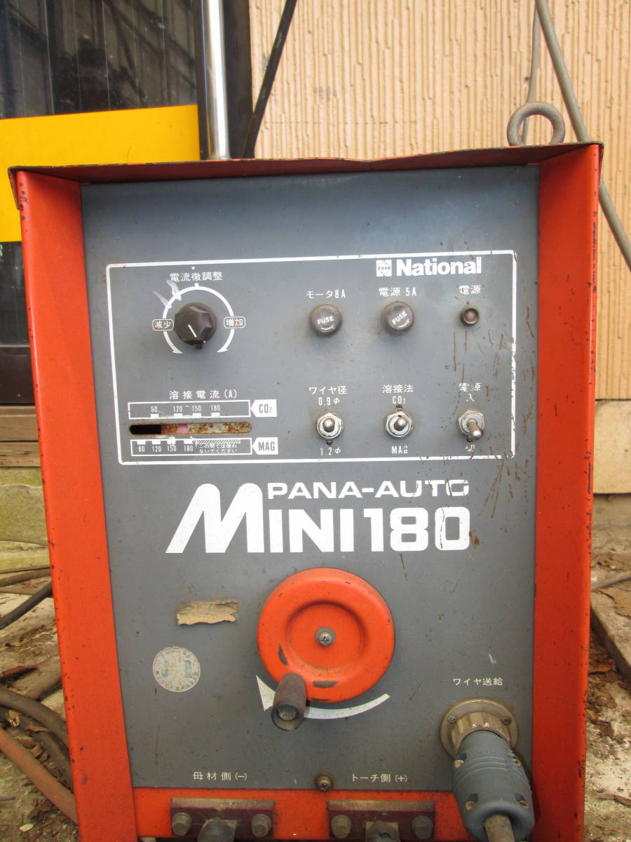 PANA-AUTO MiNi180 半自動溶接機 ジャンク品 工具、DIY用品 PANA-AUTO MiNi180 半自動溶接機 ジャンク品 工具、DIY用品