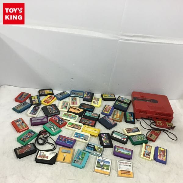 1円~ 訳あり ツインファミコン 本体、ファミコン ディスクカード