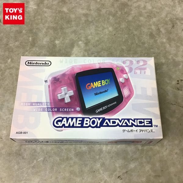 1円~ ゲームボーイアドバンス AGB-001 ミルキーピンク 本体 www