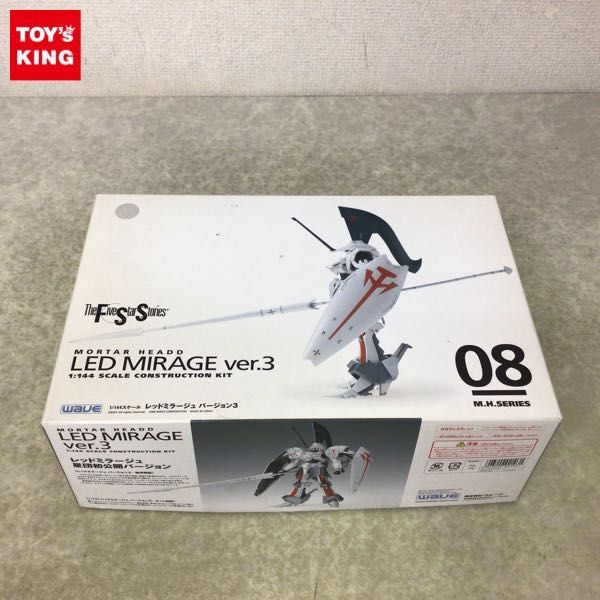 1円～ ウェーブ 1/144 ファイブスター物語/FSS レッドミラージュ バージョン3_画像1