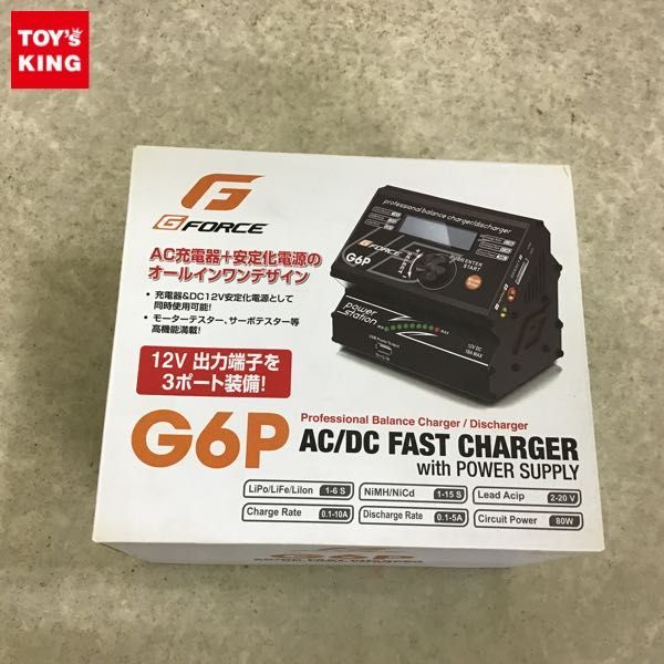 1円～ ジーフォース G6P AC/DC FAST CHARGER with POWER SUPPLY / G FORCE 急速充電器_画像1