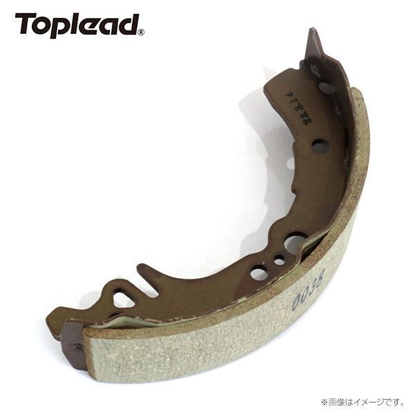 【送料無料】 トップリード Toplead ブレーキシュー リア (トレーリング側) TFN2232-20 トヨタ カローラ レビン TE27 純正交換_画像2