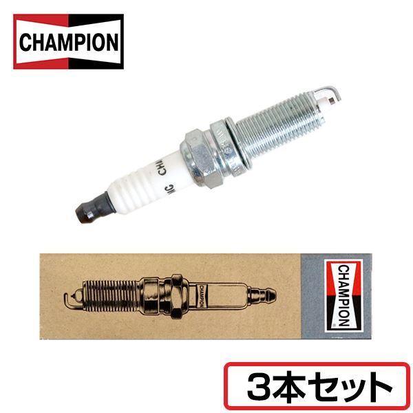 【メール便送料無料】 CHAMPION チャンピオン カッパープラス ノーマルプラグ RER8MC 日産 ルークス ML21S 3本 RER8MC_画像1