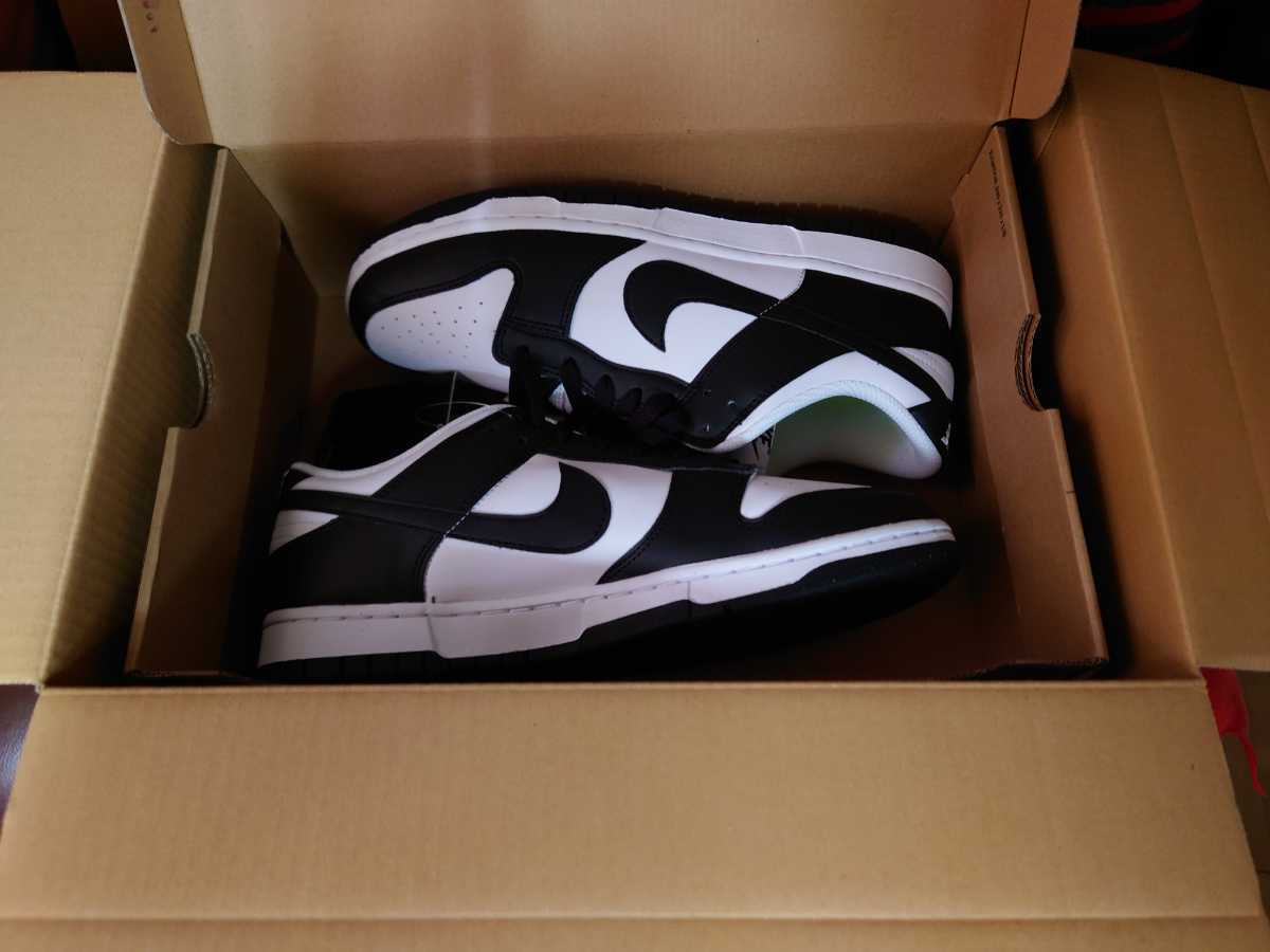 28cm】 Nike WMNS Dunk Low Next Nature White/Black ダンク パンダ