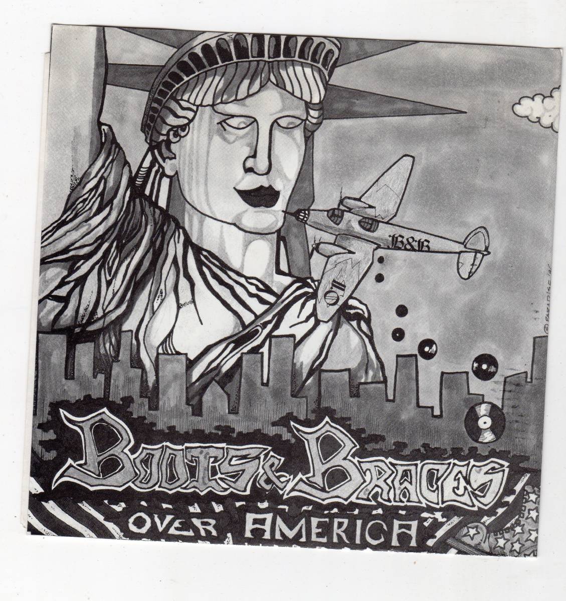 BOOTS&BRACES[OVER AMERICA]7''/Oi/SKINS_画像1