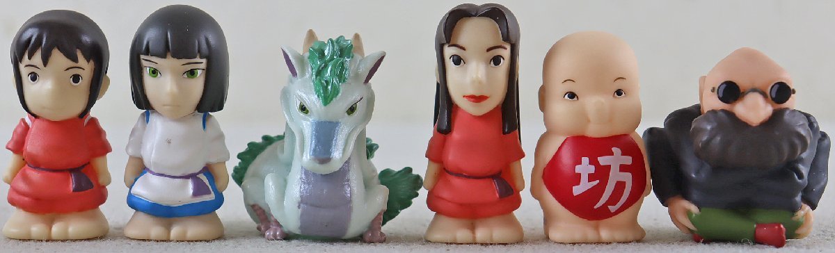 S◎中古品◎『ジブリキャラクター指人形 20個セット』 スタジオ S◎中古品◎『ジブリキャラクター指人形 20個セット』 スタジオ