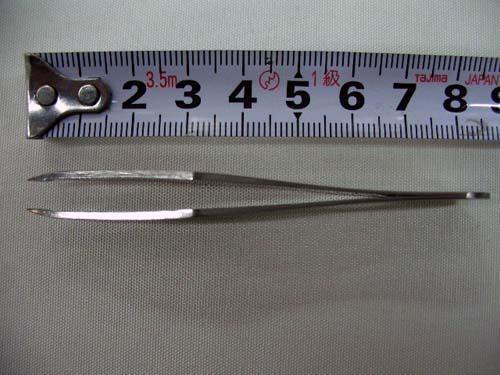  made in Japan!.. work [.] high class made of stainless steel diamond type tweezers :s Ran to( diagonal )