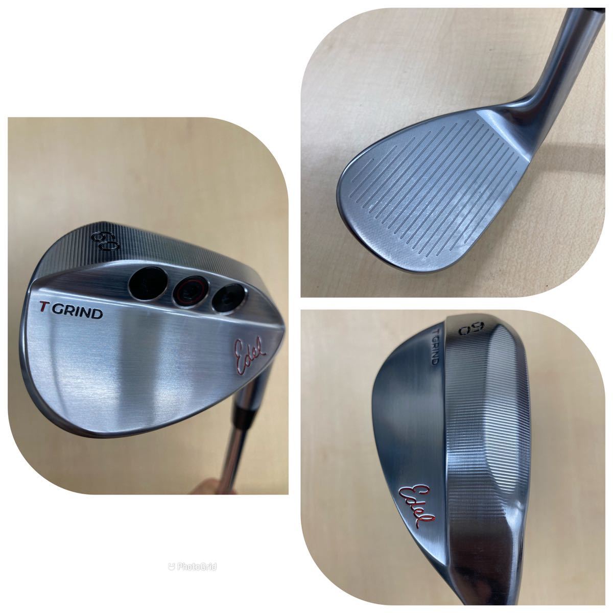 【美品】Edel GOLF イーデル ゴルフ T-GRIND ウェッジ 48度 54度 60度NS PRO MODUS3 TOUR125 管062247_画像4