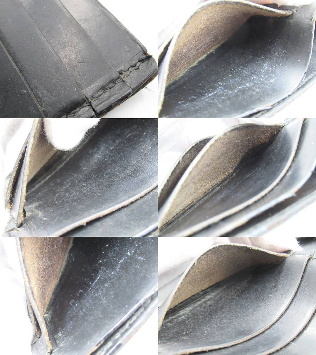 ◆中古 GORO'S Saddle Leather ゴローズ 5セントコイン コンチョ サドルレザー ウォレット 財布 二つ折り ブラック 黒 使用感・傷汚れ有◆_画像7