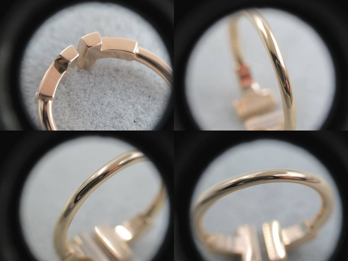 ティファニー TIFFANY&Co. Tワイヤー リング 指輪 AU750 K18 18金 ...