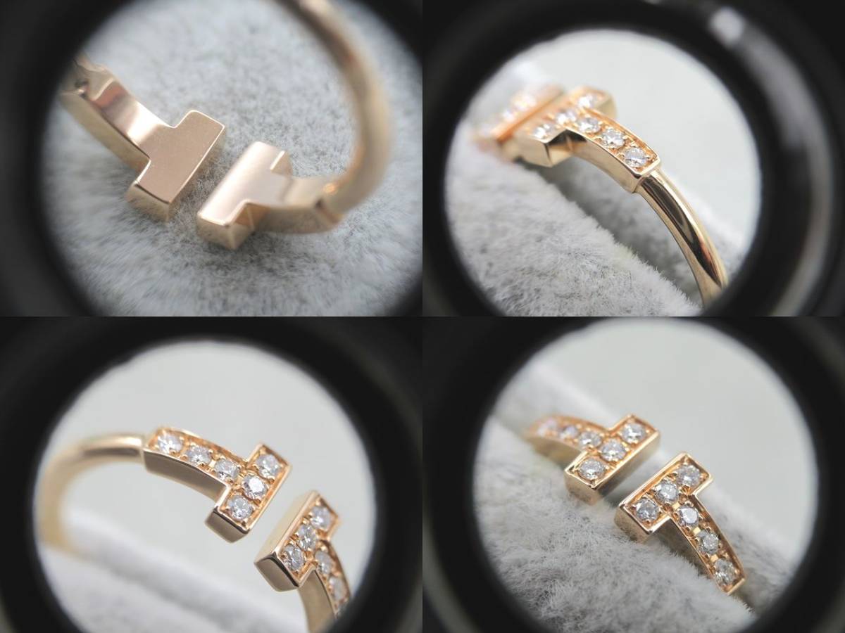 ティファニー TIFFANY&Co. Tワイヤー リング 指輪 AU750 K18 18金 ...
