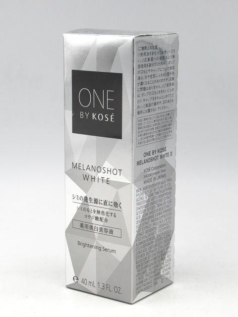 ◆未開封 ONE BY KOSE ワンバイコーセー MELANOSHOT WHITE メラノショット ホワイト D 40ml 薬用美白美容液 医薬部外品 レギュラーサイズ◆_画像1