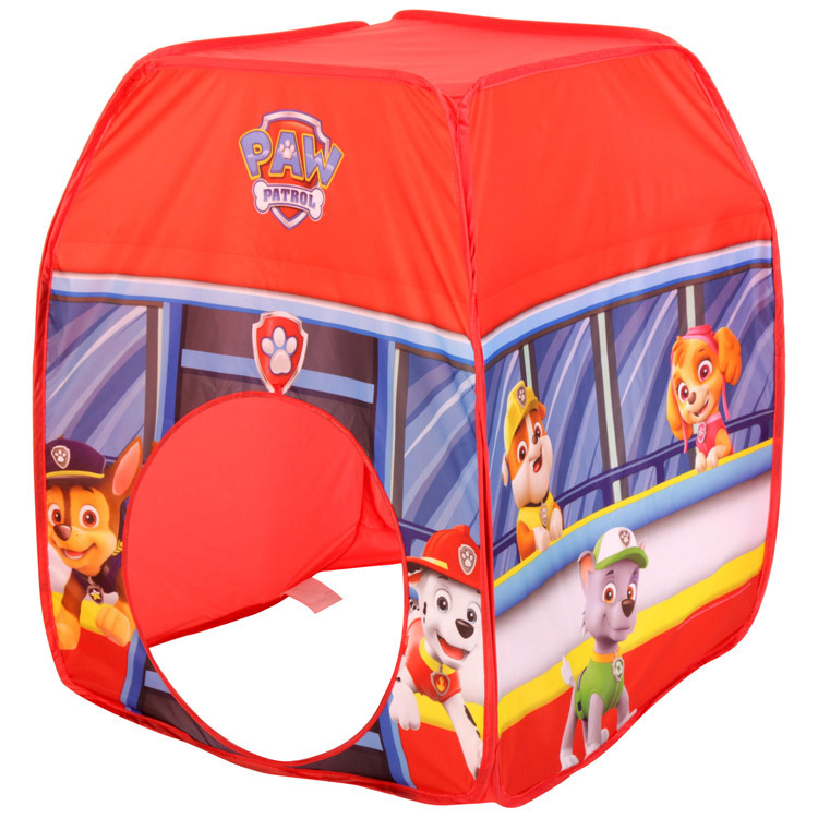  Play house pau* Patrol pop up tent Play tent child toy secret basis ground character interior paupato